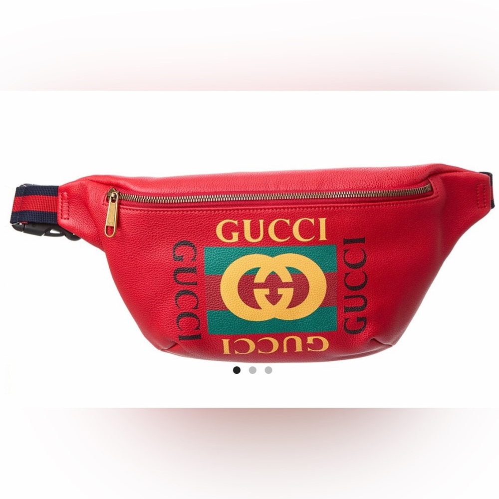 Gucci red belt bag